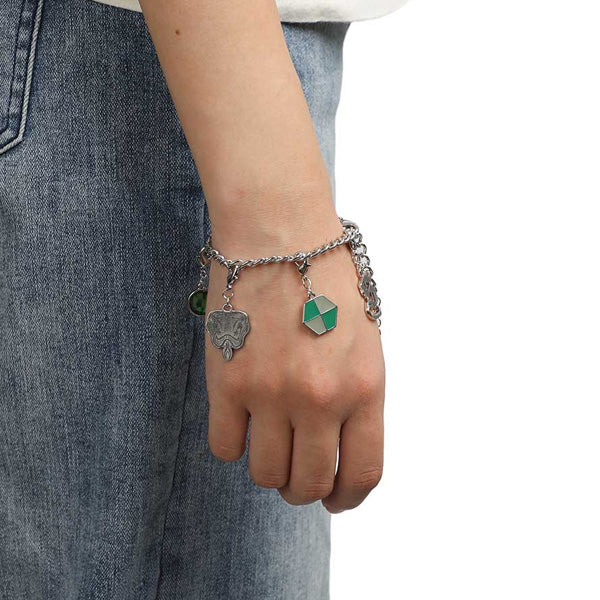 Harry Potter Slytherin Multi Charm Bracelet