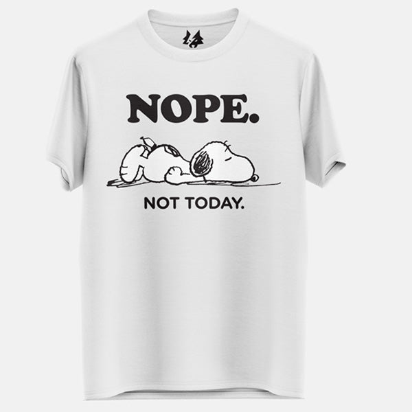 Snoopy Nope Not Today T-Shirt