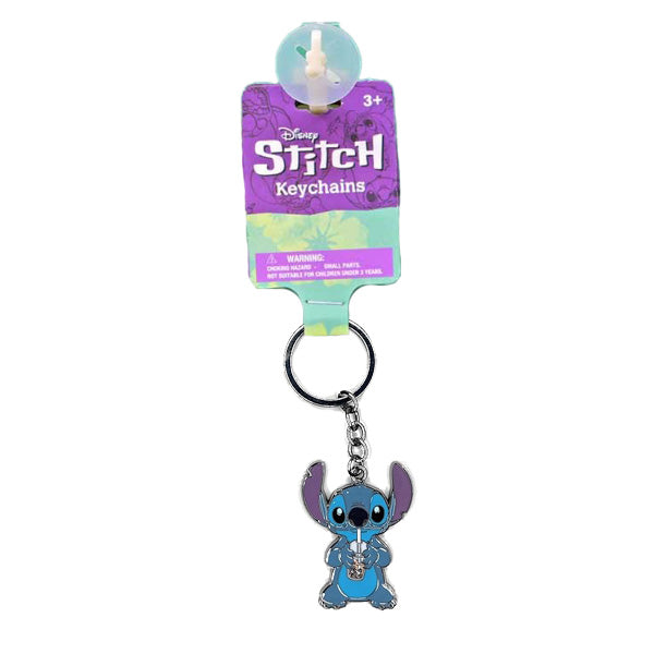 Stitch Metal Keychain