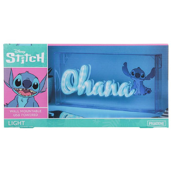 Lilo & Stitch Ohana Neon Light