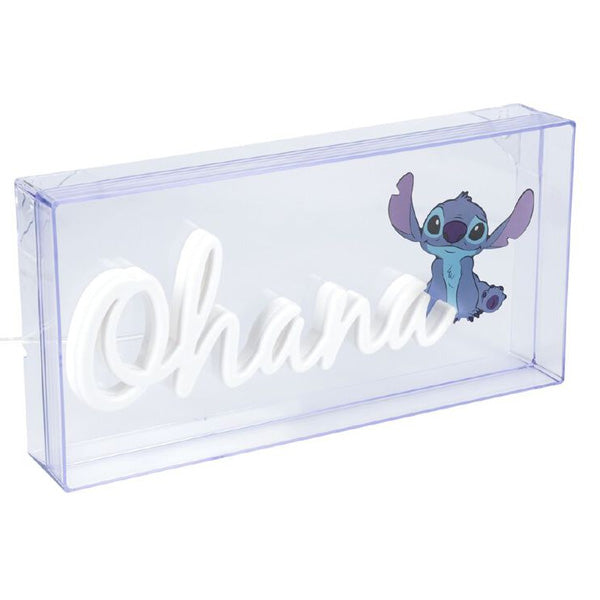 Lilo & Stitch Ohana Neon Light