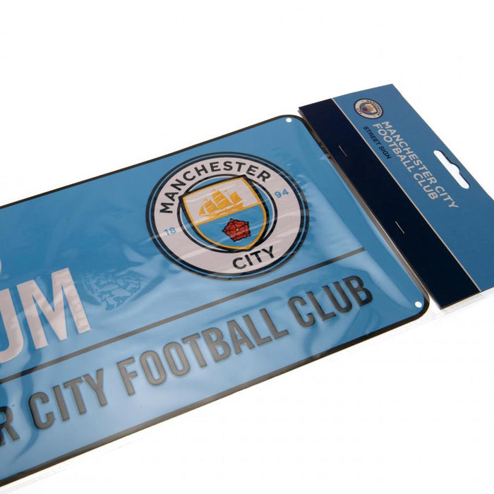 Manchester City FC Coloured Street Sign