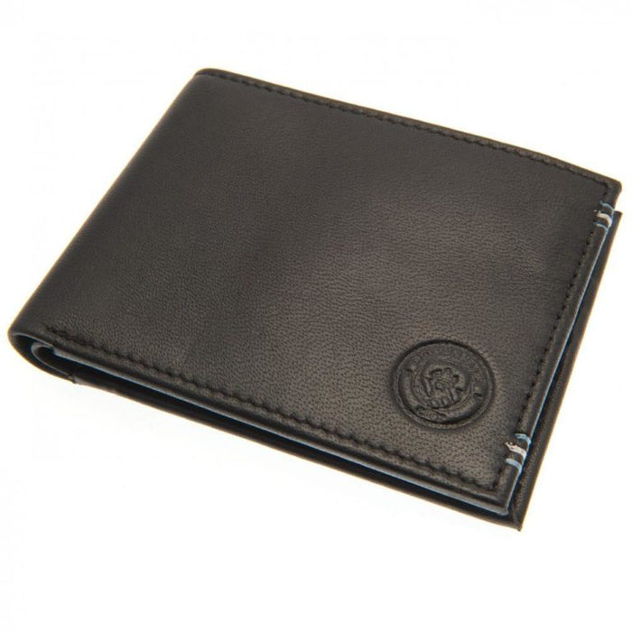 Manchester City FC Stitched Leather Wallet