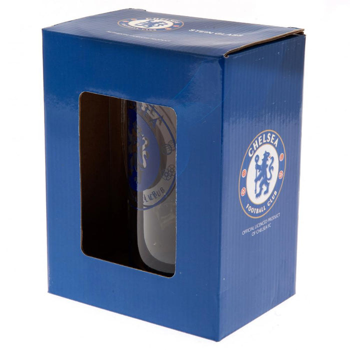 Chelsea FC Stein Glass Tankard