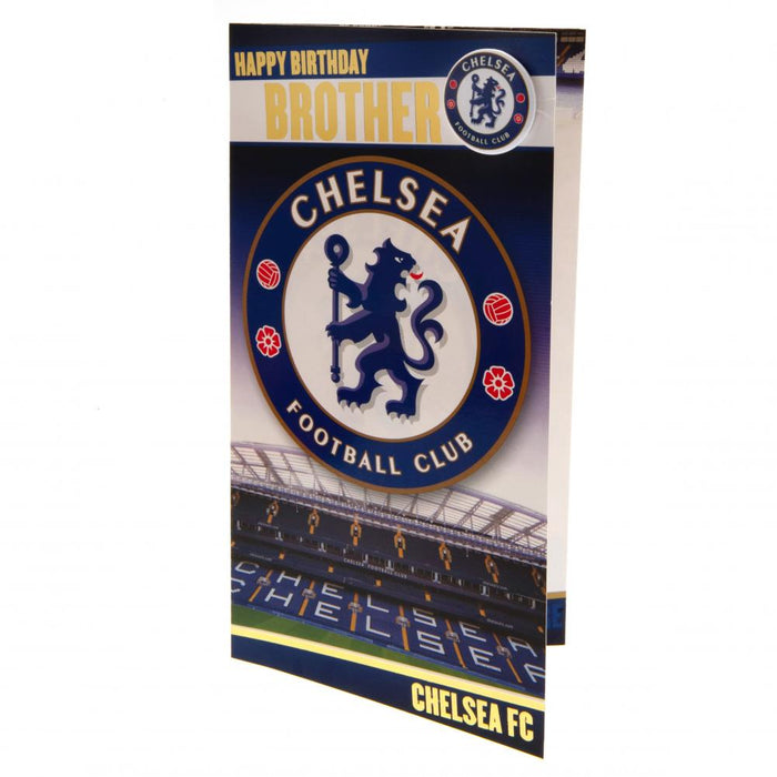 Chelsea FC Brother Birthday Card