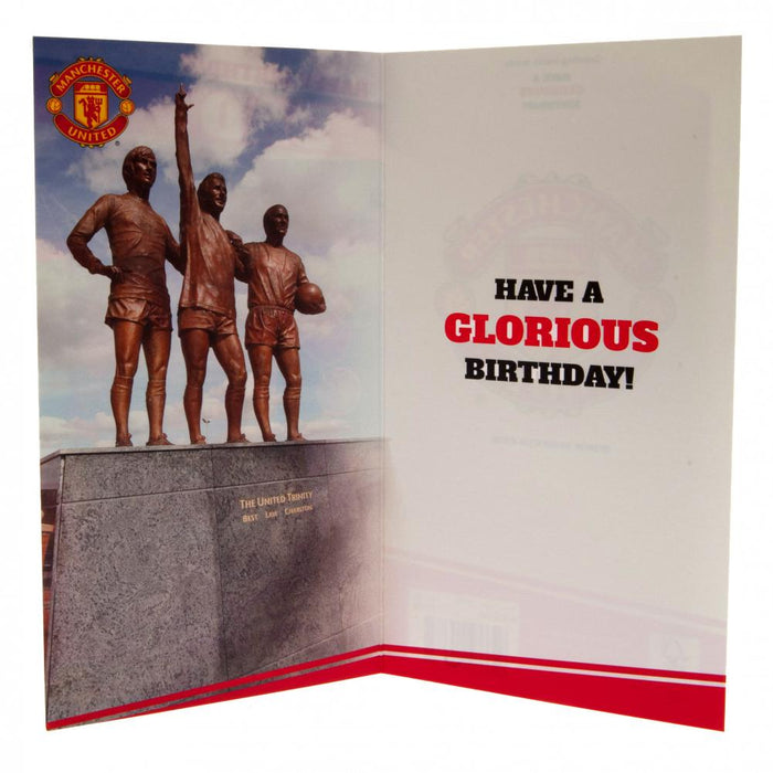 Manchester United FC Happy Birthday Dad Card