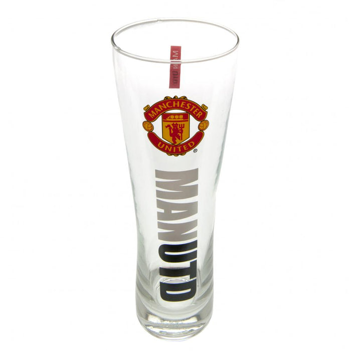 Manchester United FC Tall Pint Glass