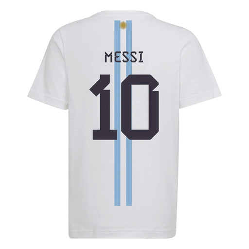 Women's Ringspun Football Argentina Matchday T-Shirt in Air Blue