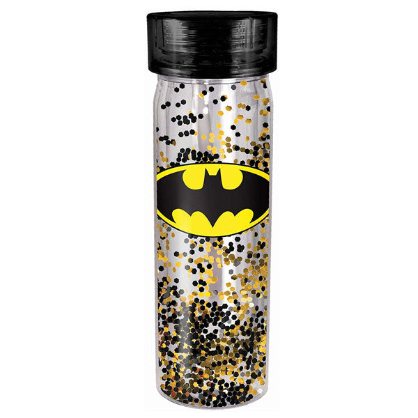 Batman Glitter Water Bottle