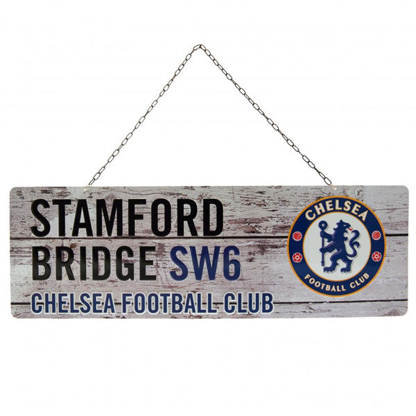 Chelsea FC Rustic Garden Sign