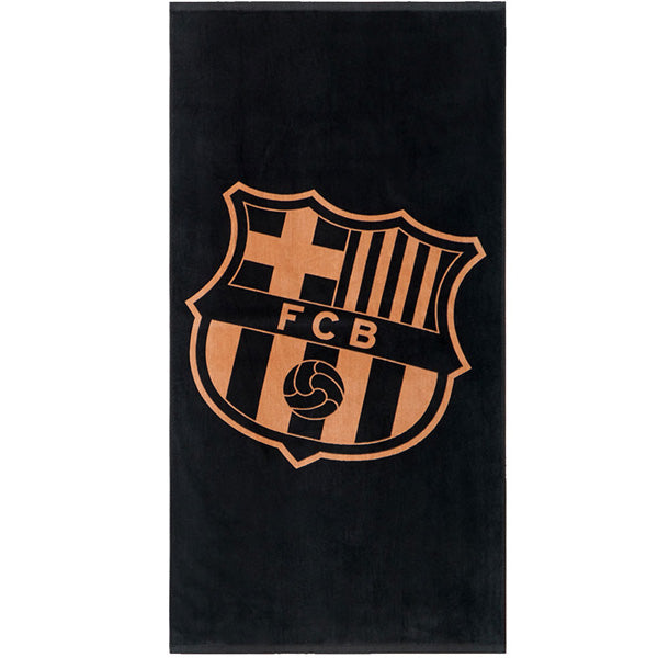 Barcelona Black and Gold Towel