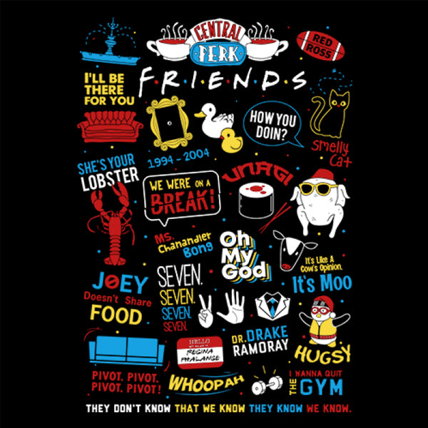 Friends Infographic T-Shirt