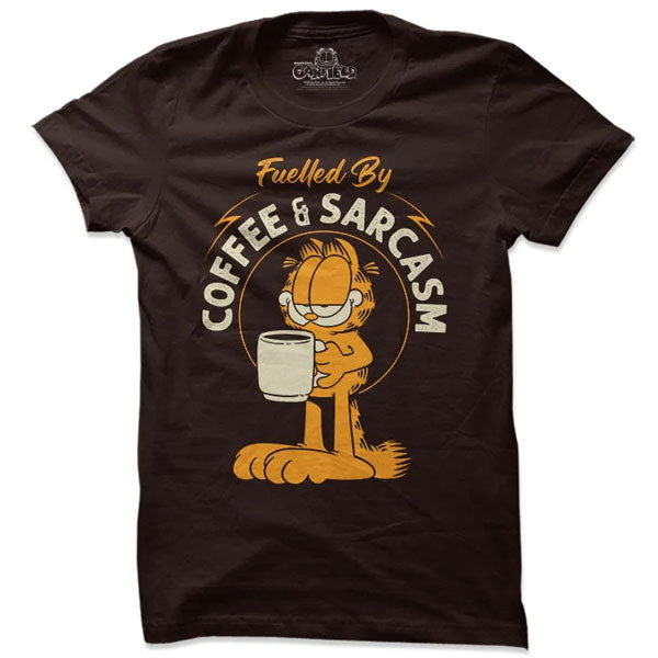 Garfield Coffee and Sarcasm T-Shirt