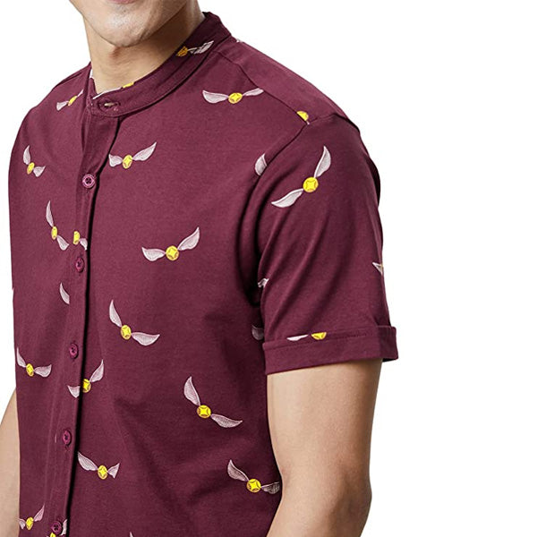 Harry Potter Snitch Pattern Shirt