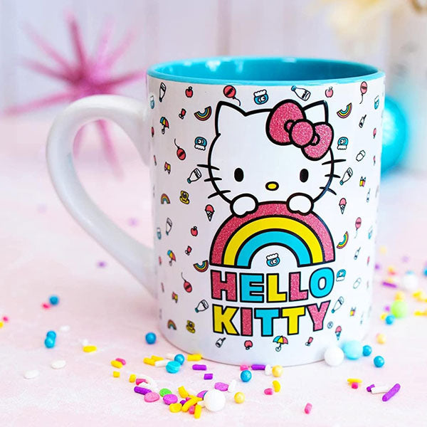 Hello Kitty Glitter Ceramic Mug