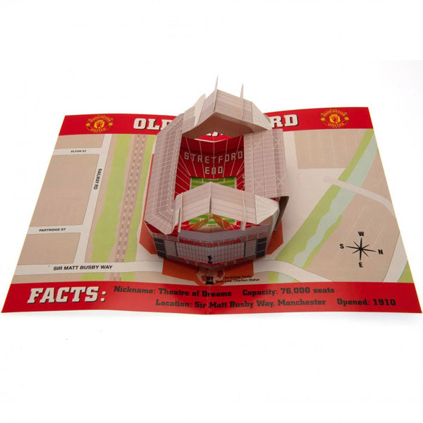 Manchester United FC Pop Up Birthday Card