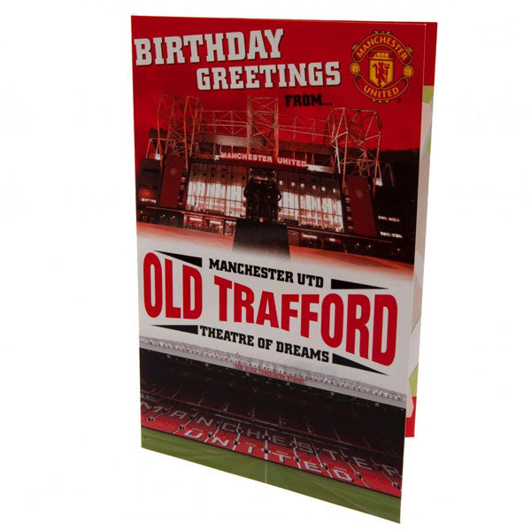 Manchester United FC Pop Up Birthday Card