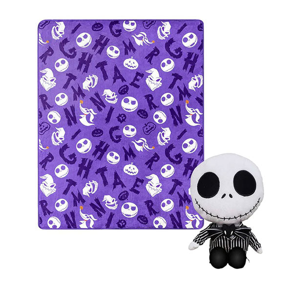 Nightmare Before Christmas Hugger Plush and Blanket