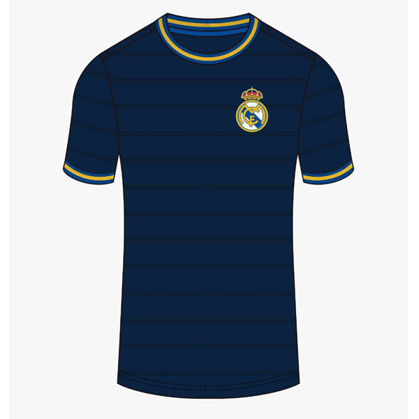 Real Madrid CF Blue Striped Single Cotton - Original footbal