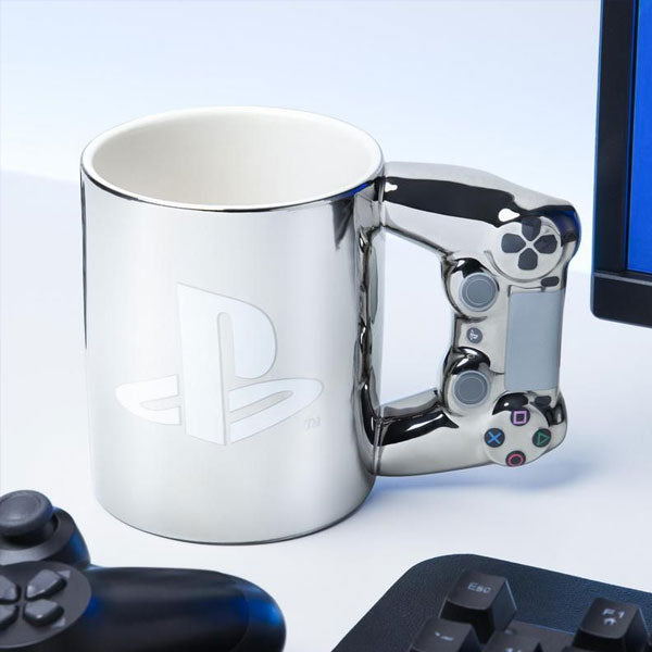 Playstation DS4 Silver Controller Mug