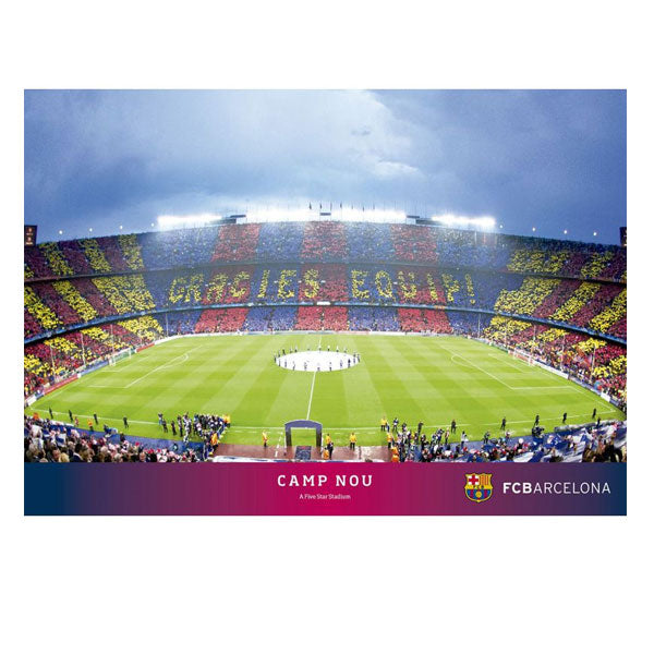 Barcelona Stadium Postcard Card