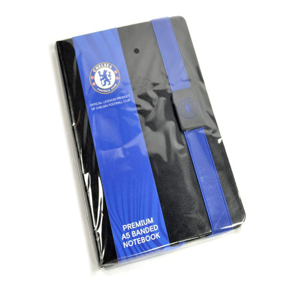 Chelsea FC - Premium Notebook (A5) & Ballpoint Pen - Official Merchandise -  Gift for Football Fans