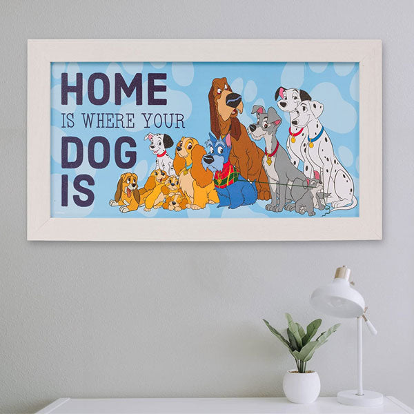 Disney Classics Home Is Where Your Dog Is Gel Coat Wall Art