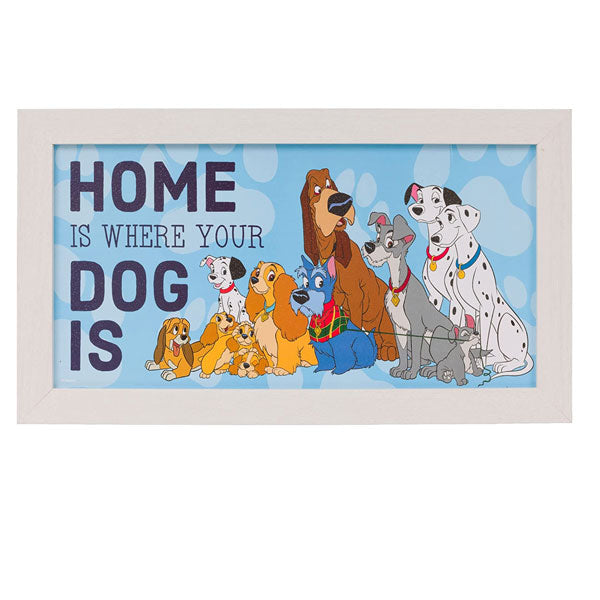 Disney Classics Home Is Where Your Dog Is Gel Coat Wall Art